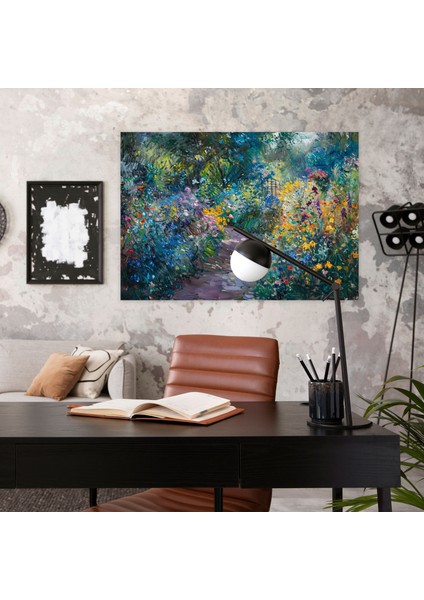 Claude Monet Güneş Işığında Parıldayan Bahçe Kanvas Tablo - Duvar Dekorasyonu Sanat Eseri Claude Monet fiyatları