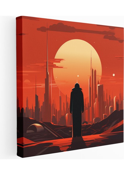 Şehir Koruyucusu Kanvas Tablo