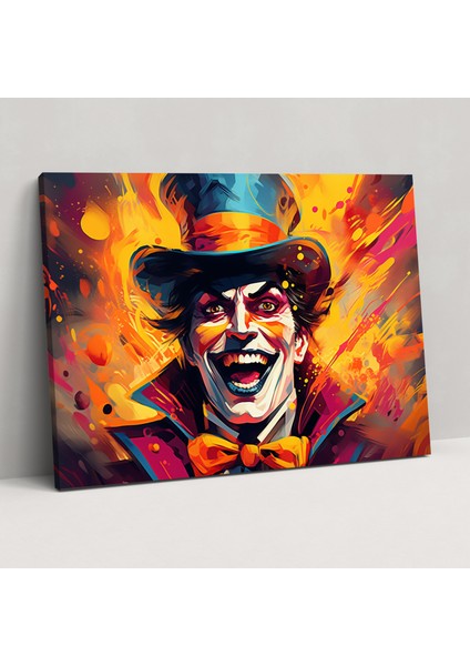 Sirk Anonsu Duvar Sanatı - Sirk Kanvas Tablo Duvar Sanatı Büyüleyici Enerji