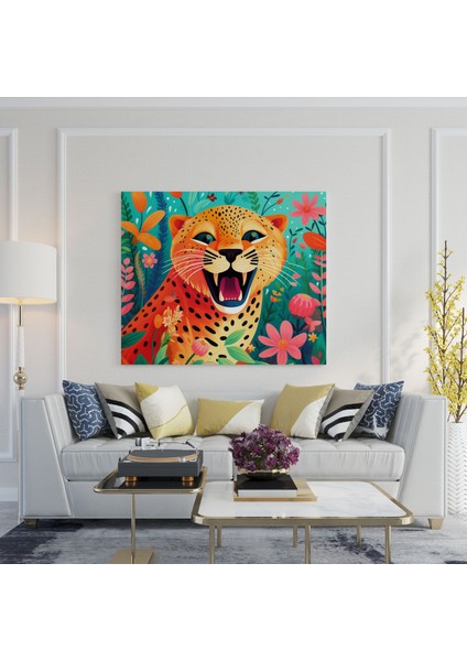 Kolaylıkla Cheetah Duvar Sanatı - Cheetah Neşe ve Oyunluluk - Duvar Dekorasyonu modelleri