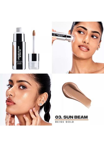 Liquid Glow Stay-N Uzun Süre Kalıcı Likit Aydınlatıcı 03 Sun Beam 27.68ML modelleri