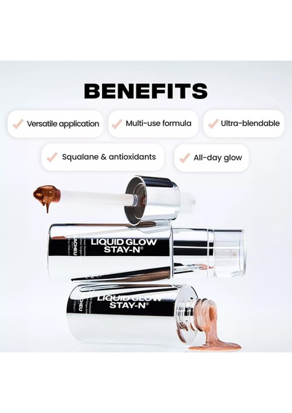 Liquid Glow Stay-N Uzun Süre Kalıcı Likit Aydınlatıcı 03 Sun Beam 27.68ML indirimleri