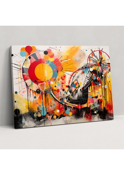 Sirk Koleksiyonu Duvar Sanatı - Sirk Kanvas Tablo Sanatı Soyut Benzersiz