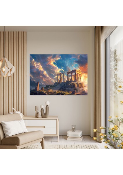 Yazılımsal Manzara Kanvas Tablo - Dekoratif Duvar Sanatı modelleri