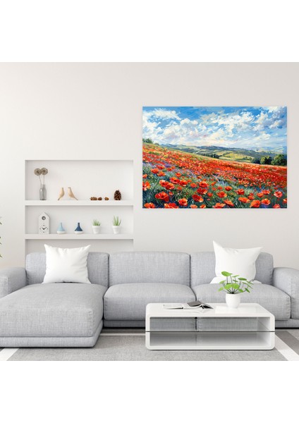 Claude Monet Gelincik Tarlası Kanvas Tablo - Duvar Dekorasyonu Kanvas Kanvas Duvar Sanatı fiyatları