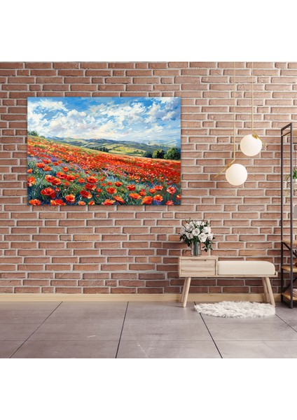 Claude Monet Gelincik Tarlası Kanvas Tablo - Duvar Dekorasyonu Kanvas Kanvas Duvar Sanatı modelleri