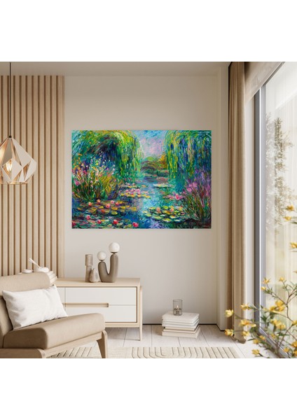 Claude Monet Bahçe Kanvas Tablo - Claude Monet Kanvas Duvar Sanatı Duvar Sanatı fiyatları