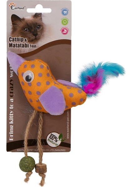 Matatabi Ve Catnipli Peluş Kuş 12cm