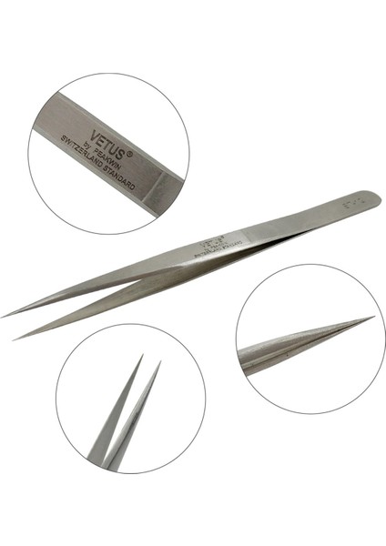 Vetus St-12 Anti-Statik Paslanmaz Çelik Cımbız modelleri