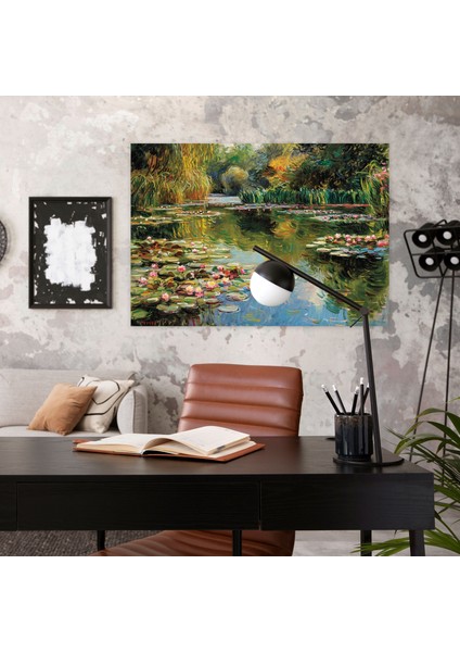 Eterik Nilüfer Bahçesi Claude Monet Kanvas Tablo - Claude Monet Duvar Sanatı Duvar Dekorasyonu Kanvas Duvar Sanatı fiyatları