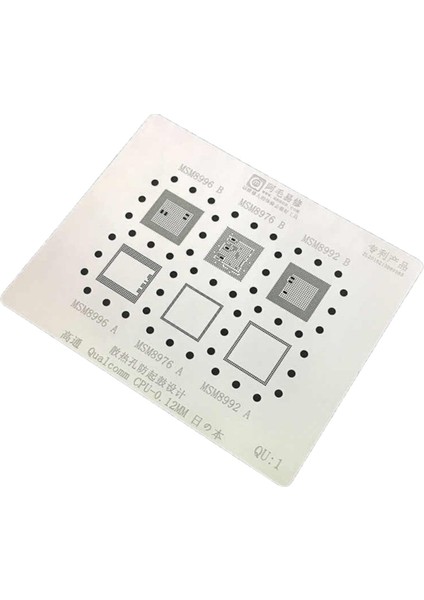 Amaoe QU1 Cep Telefonu Entegre Kalıp Şablonları