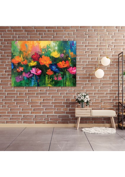 Monet'in Bahçesi Kanvas Tablosu - Claude Monet Kanvas Duvar Sanatı fiyatları