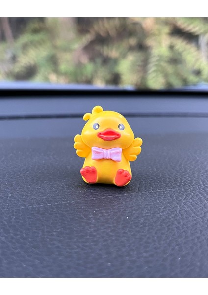 Sevimli Ördek Civciv Araba Içi Torpido Üstü Biblo Aksesuar Torpido Süsü 6 Adet Sevgiliye Hediye modelleri