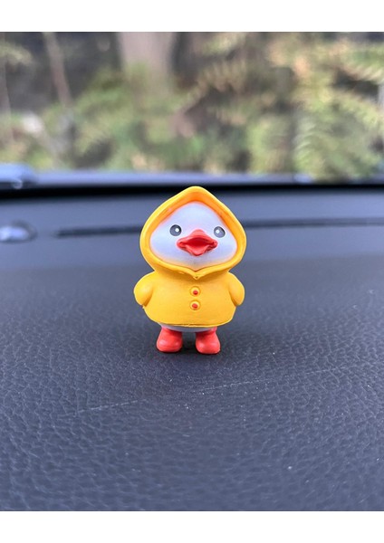 Sevimli Ördek Civciv Araba Içi Torpido Üstü Biblo Aksesuar Torpido Süsü 6 Adet Sevgiliye Hediye fırsatları
