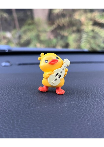 Sevimli Ördek Civciv Araba Içi Torpido Üstü Biblo Aksesuar Torpido Süsü 6 Adet Sevgiliye Hediye indirimleri