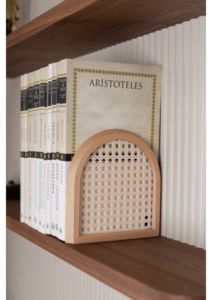 Hazeran | Kitap Tutucu | Kitaplık Dekorasyon | Tekli | 12,5X13X7 cm