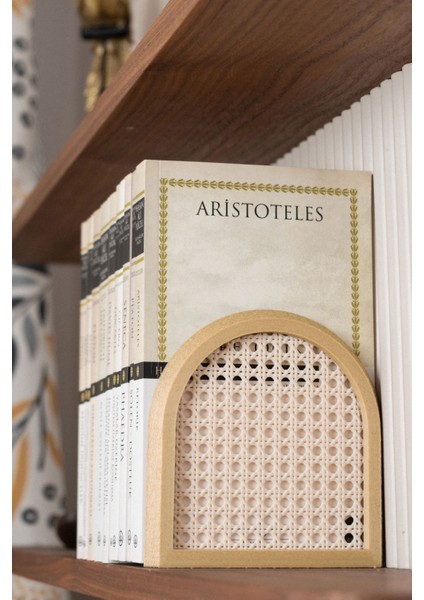 Hazeran | Kitap Tutucu | Kitaplık Dekorasyon | Tekli | 12,5X13X7 cm