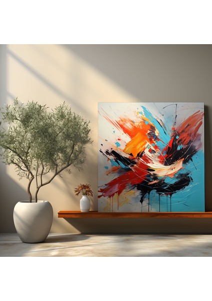 Harika Soyut Kanvas Tablo - Dinamik ve Harika fiyatları