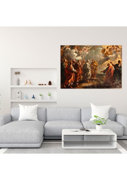 Rönesans Dini Figürler Duvar Dekorasyonu - Klasizm Kanvas Tablo Ev Dekorasyonu Sanat Tarihi fiyatları