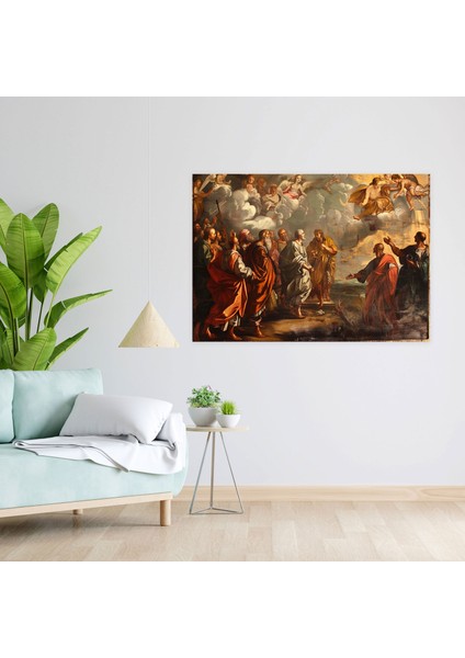 Rönesans Dini Figürler Duvar Dekorasyonu - Klasizm Kanvas Tablo Ev Dekorasyonu Sanat Tarihi modelleri