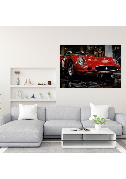 Ferrari Kanvas Tablo - Gerçekçi Hassasiyet - Duvar Dekorasyonu modelleri