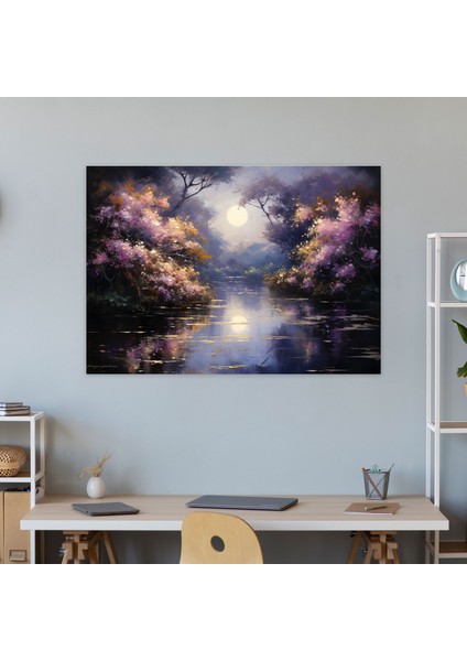 Kutupların Bahçesi Kanvas Tablo - Dünya Ay Izlenimci fiyatları