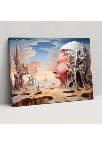 Hipnotik Boyut Duvar Sanatı - Hipnoz Ev Dekorasyonu Farklı Dünya Manzarası