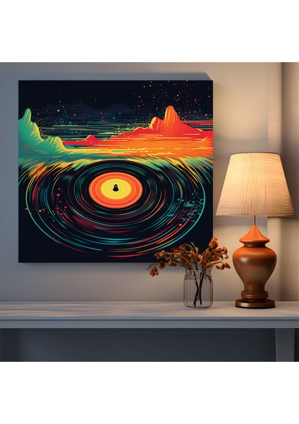 Muhteşem Müzik Atmosferi Kanvas Tablo - Dope Duvar Dekorasyonu Ev Dekorasyonu fiyatları