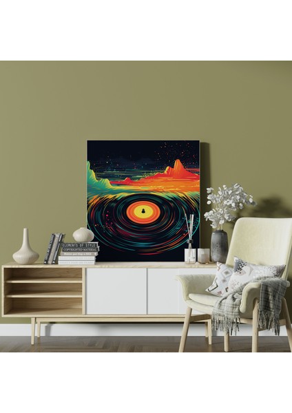 Muhteşem Müzik Atmosferi Kanvas Tablo - Dope Duvar Dekorasyonu Ev Dekorasyonu modelleri