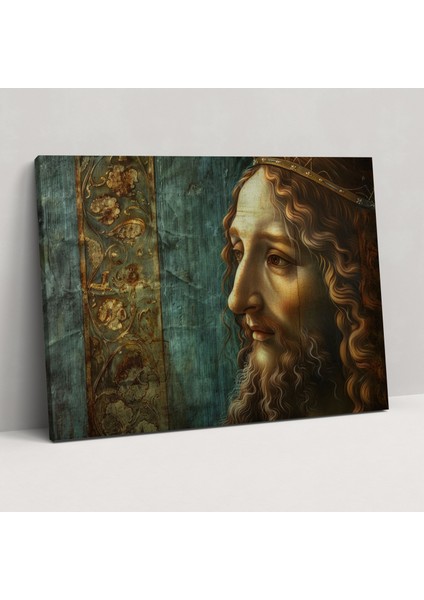 St. John The Baptist Tablo - Leonardo Da Vinci Kanvas Duvar Sanatı Duvar Dekorasyonu
