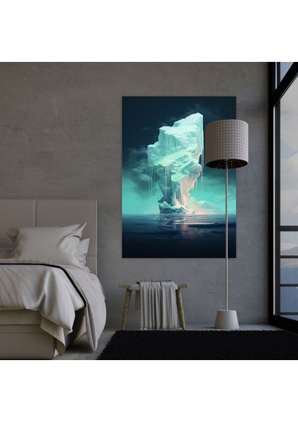 Ters Dönmüş Buzdağı Tablo Sanatı - Buzdağı Ters Dönmüş Buzdağı Duvar Sanatı Rüya Manzarası fiyatları