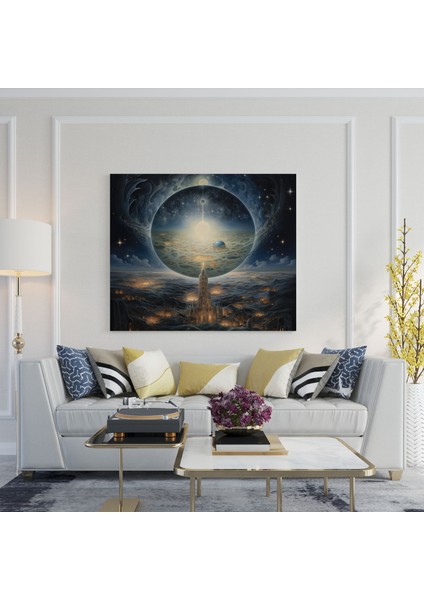 Kutsal Kuran Kanvas Tablo - Göksel Gök Görüntüleri - Kutsal Kuran Kanvas Duvar Sanatı Duvar Dekorasyonu Kanvas Tablo fiyatları