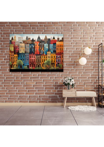 Harlem Kahverengi Taş Duvar Sanatı - Kahverengi Taş Duvar Sanatı Kanvas Neşeli fiyatları