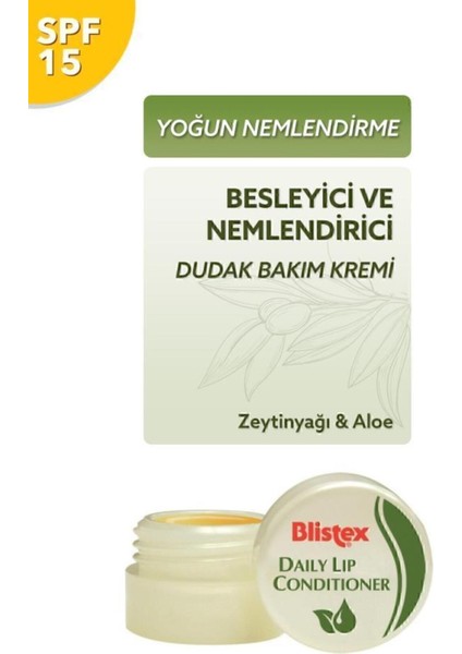 Daily Lip Conditioner Kuruyan Dudaklara Yoğun Nemlendirici Günlük Bakım Spf 15 fiyatları