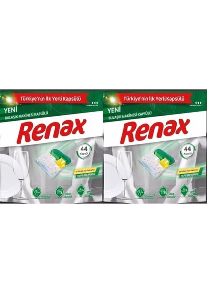 Bulaşık Makinesi Kapsülü 88 Adet Hepsi Bir Arada Yağ ve Kireç Çözücü Kokulu modelleri