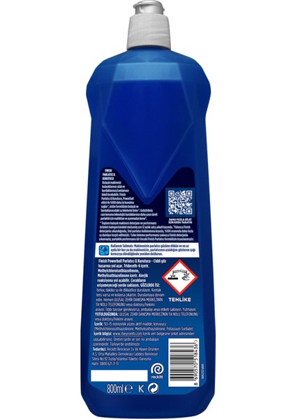 Bulaşık Makinesi Parlatıcı 2x800 ml - Camı Aşınmadan Korur, Parlatır ve Kokusuz Kurutma Özelliği ile