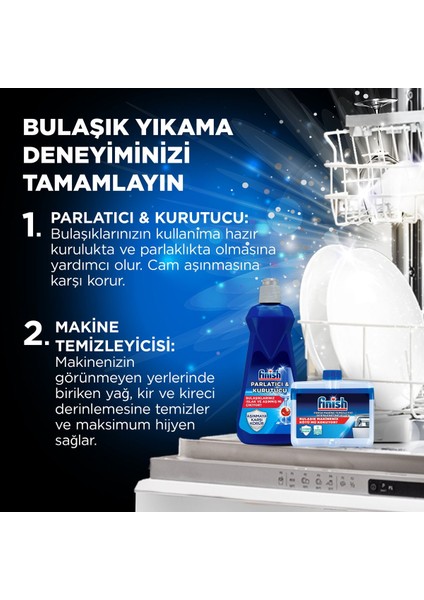 Bulaşık Makinesi Parlatıcısı 800 ml - İz Bırakmayan Ferah Koku ile Parlak Sonuçlar