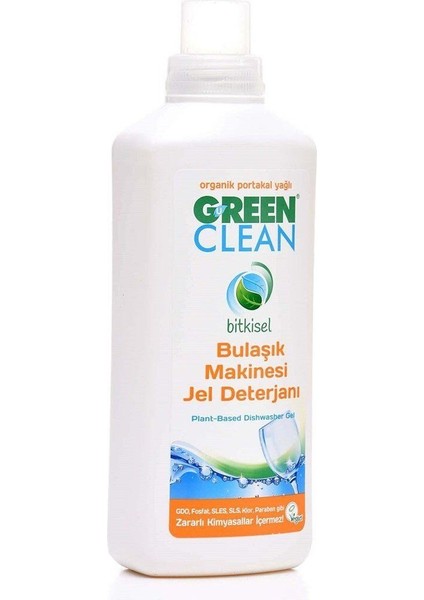 Bulaşık Makinesi Jel Deterjan 1 lt Bitki Bazlı Organik Portakal Kokulu 45 Yıkamalık fiyatları