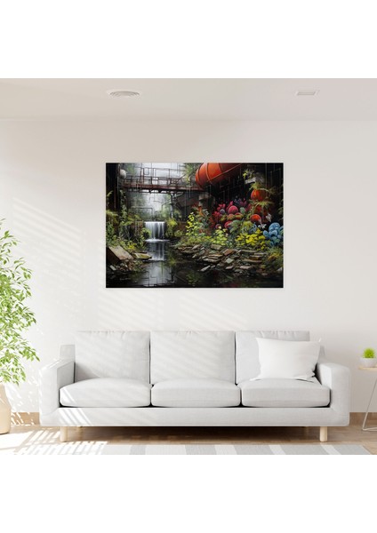 Doğadan Ilham Alan Graffiti Duvar Sanatı - Duvar Dekorasyonu Füzyon Kanvas Tablo Duvar Sanatı fiyatları