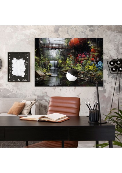 Doğadan Ilham Alan Graffiti Duvar Sanatı - Duvar Dekorasyonu Füzyon Kanvas Tablo Duvar Sanatı modelleri