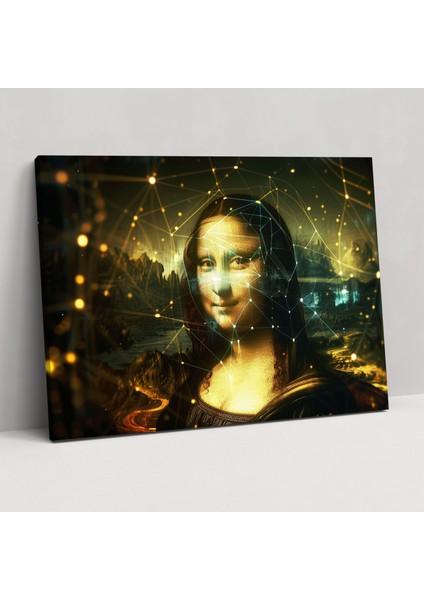 Leonardo Da Vinci Mona Lisa Kanvas Tablo - Duvar Sanatı Kanvas Duvar Sanatı
