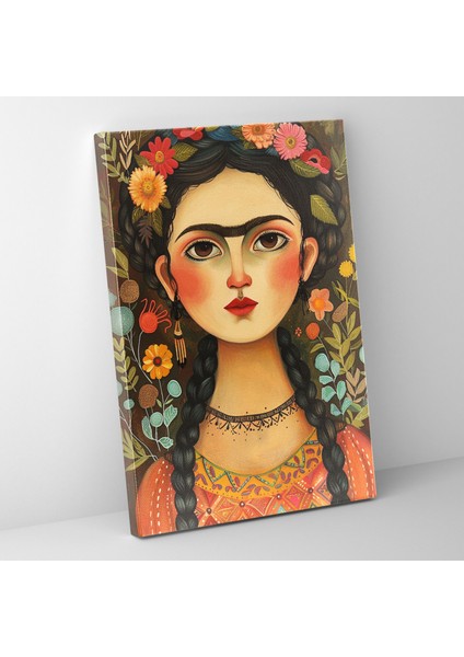 Frida Kahlo Tarzı Ev Dekorasyonu - Frida Kahlo Kanvas Duvar Sanatı Duvar Dekorasyonu Duvar Sanatı