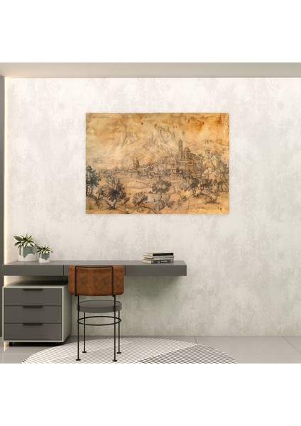 Rönesans Duvar Sanatı - Leonardo Da Vinci Duvar Dekorasyonu Ev Dekorasyonu Kanvas Tablo fiyatları