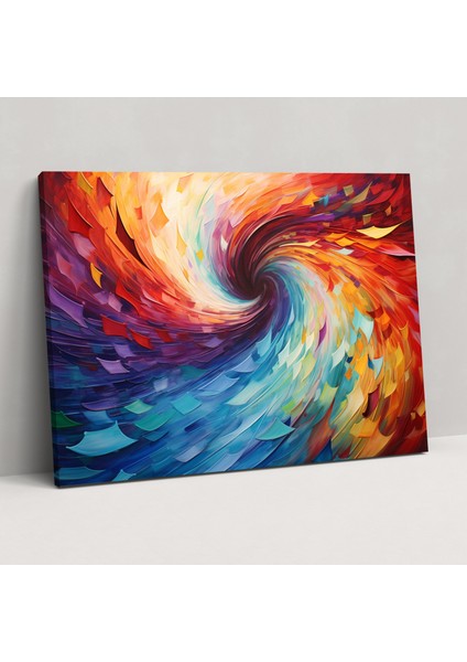 Hipnoz Kanvas Tablo - Hipnoz Dönen Renkler Kanvas Tablo