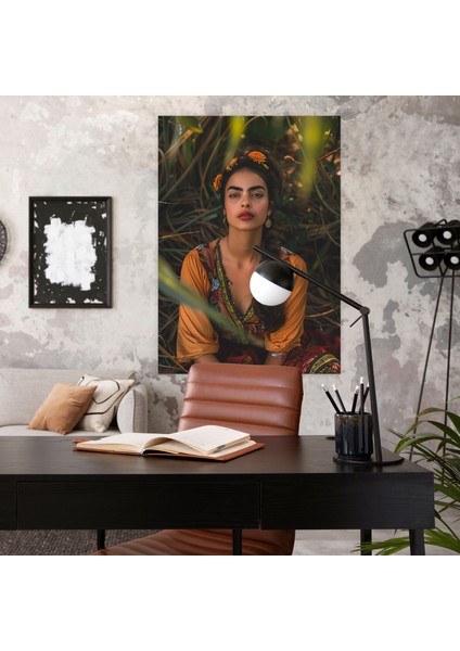 Frida Kahlo Stili Kanvas Tablo - Frida Kahlo Kanvas Ev Dekorasyonu fiyatları