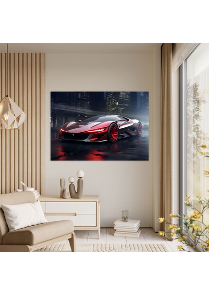 Ferrari Duvar Sanatı - Gelecekten Görüntüler - Kanvas Tablo Ferrari Gelecekten Görüntüler fiyatları
