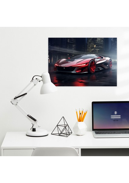 Ferrari Duvar Sanatı - Gelecekten Görüntüler - Kanvas Tablo Ferrari Gelecekten Görüntüler modelleri
