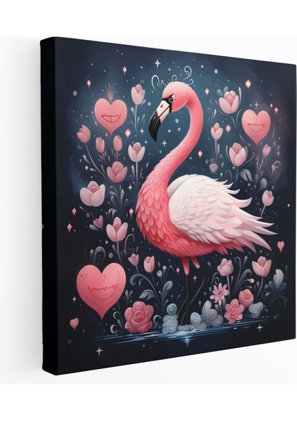 Flamingo Duvar Dekorasyonu - Sevimli ve Eğlenceli Elemanlı Ev Dekorasyonu