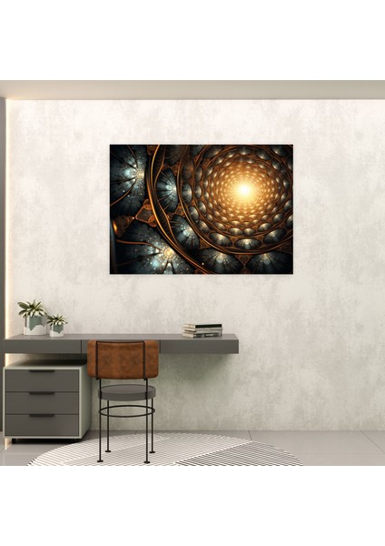 Hipnotize Eden Fraktal Kanvas Tablo - Hipnoz Detaylı Sanat fiyatları