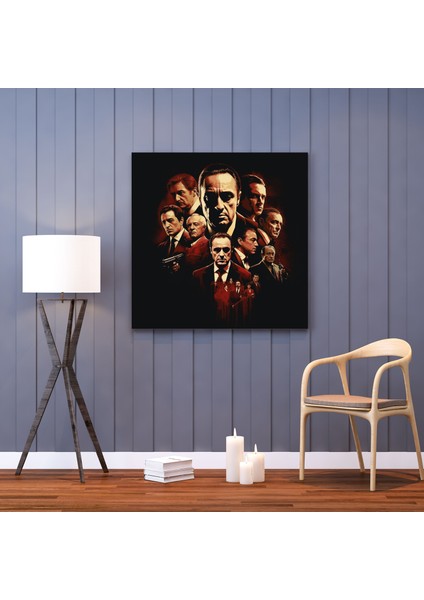 Baba Vintage Film Posteri Kanvas Tablo - Baba Yoğun Kanvas Duvar Sanatı modelleri